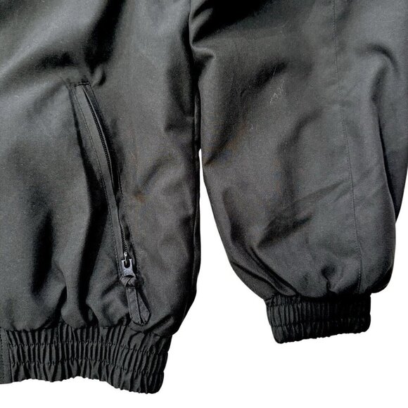 LANDWAY Wind-Resistant Hooded Jacket Mens Small Lined Full Zip Pockets Bomber‎ - Picture 3 of 12